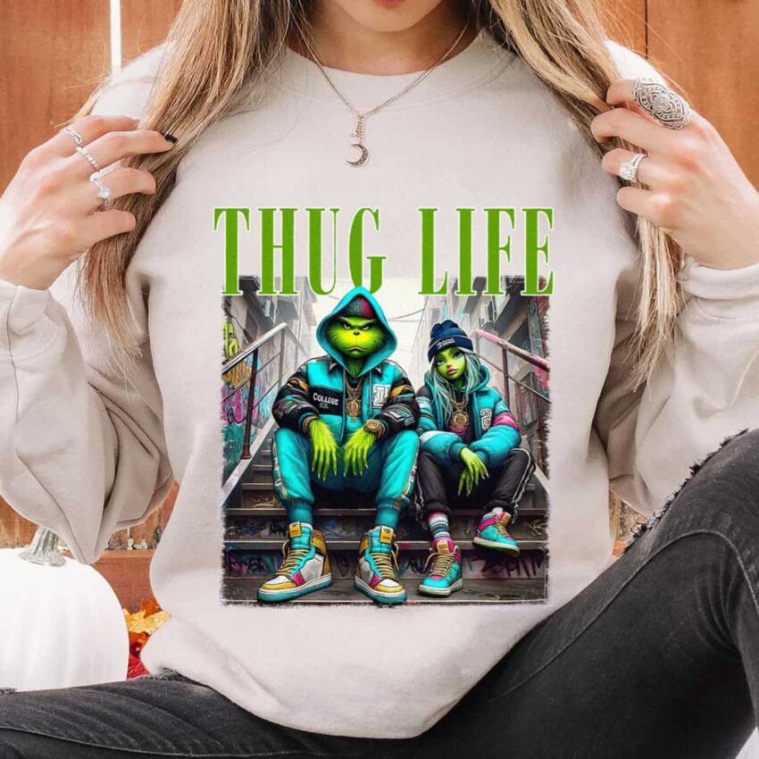 Thug Life Grinch Wonderful Time Shirt