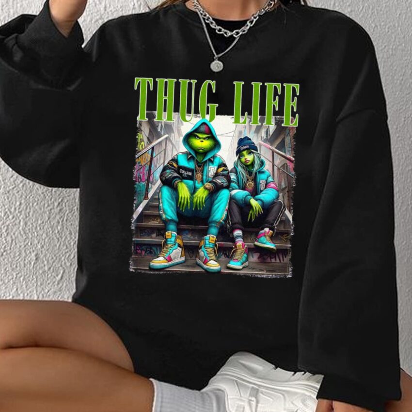 Thug Life Grinch Wonderful Time Shirt